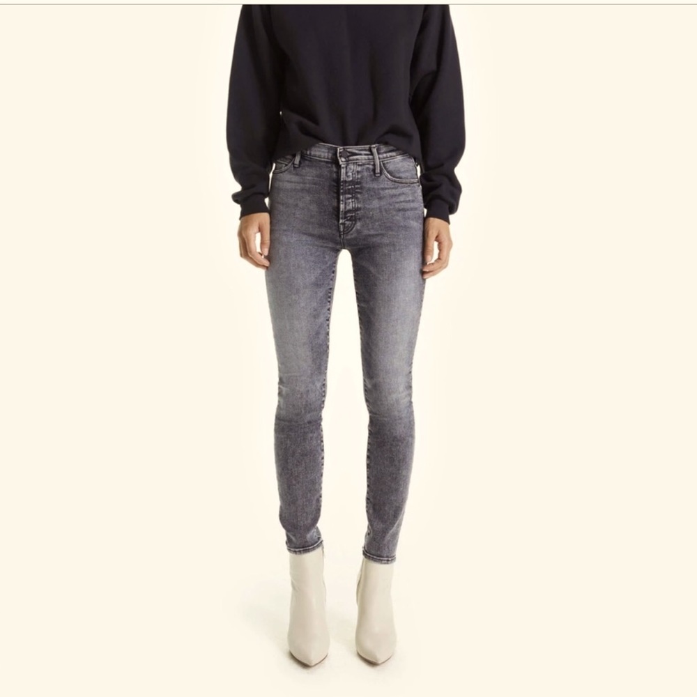 NWOT Mother high waisted jeans in train stops. Sold out!